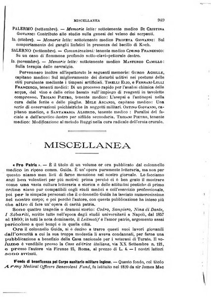 Giornale medico del Regio Esercito