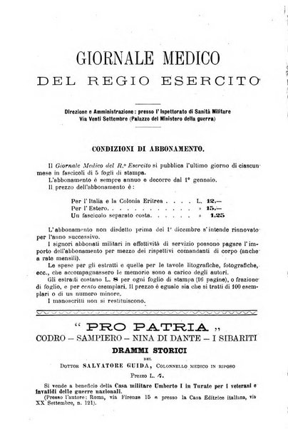 Giornale medico del Regio Esercito