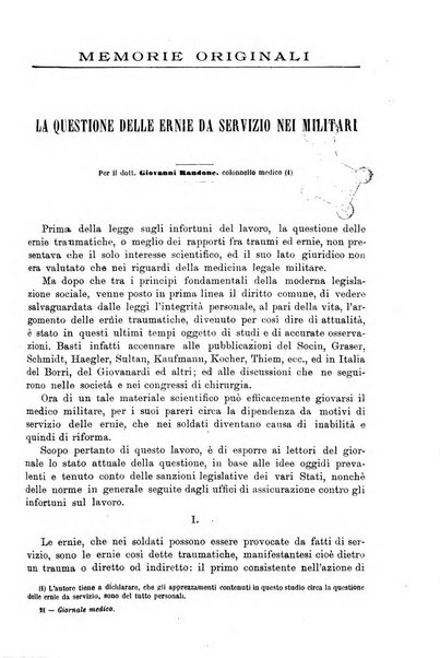 Giornale medico del Regio Esercito