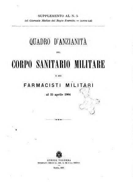 Giornale medico del Regio Esercito