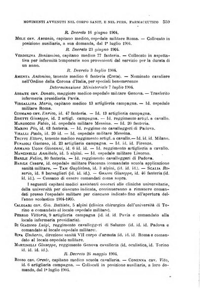 Giornale medico del Regio Esercito