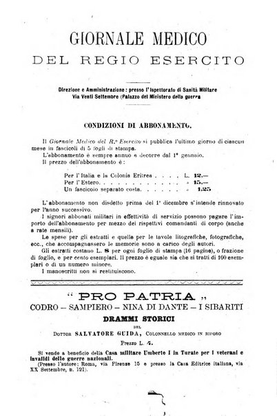 Giornale medico del Regio Esercito