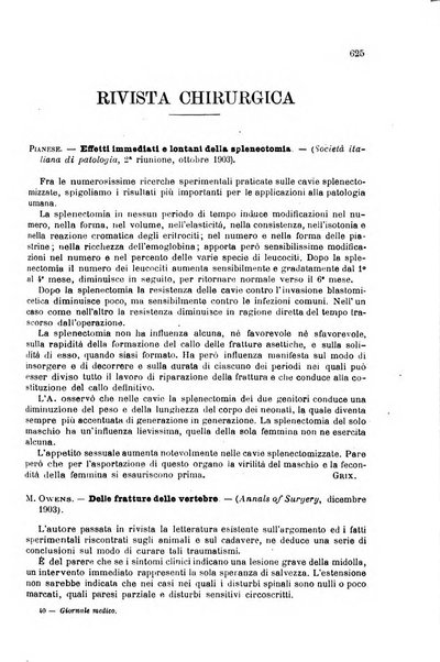 Giornale medico del Regio Esercito