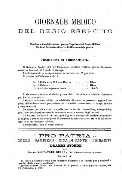 Giornale medico del Regio Esercito