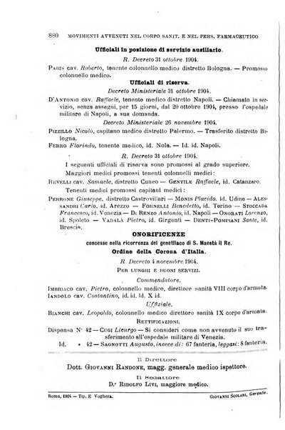 Giornale medico del Regio Esercito