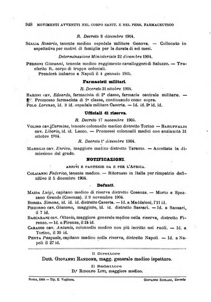 Giornale medico del Regio Esercito