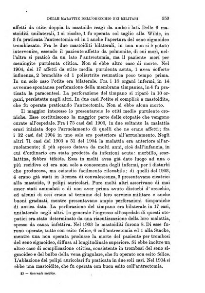 Giornale medico del Regio Esercito