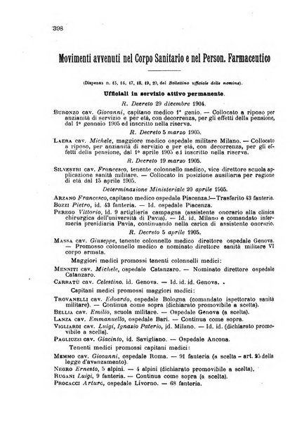 Giornale medico del Regio Esercito