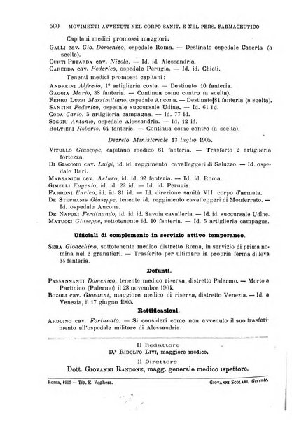 Giornale medico del Regio Esercito