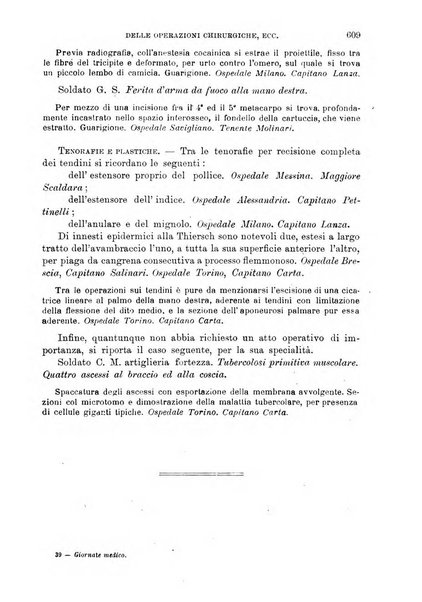 Giornale medico del Regio Esercito