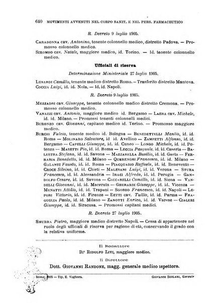 Giornale medico del Regio Esercito