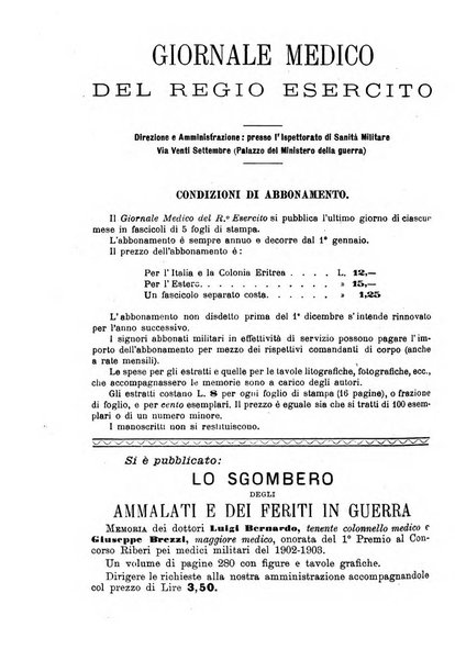 Giornale medico del Regio Esercito