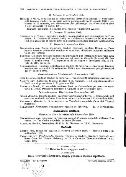 Giornale medico del Regio Esercito