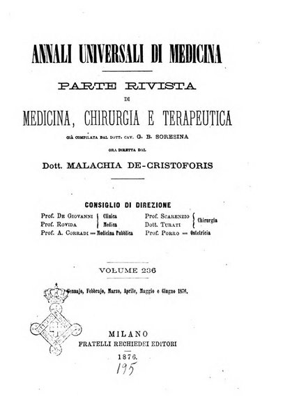 Annali universali di medicina e chirurgia