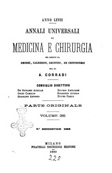 Annali universali di medicina e chirurgia