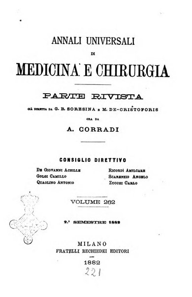 Annali universali di medicina e chirurgia