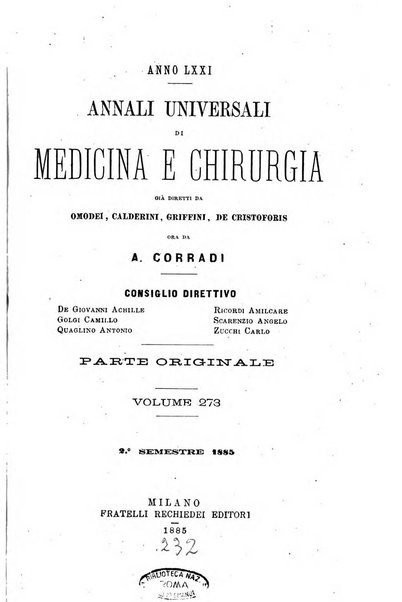 Annali universali di medicina e chirurgia