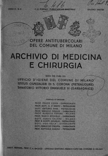 Archivio di medicina e chirurgia