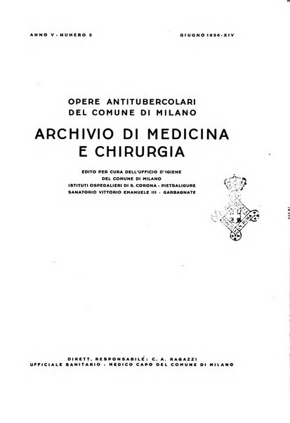 Archivio di medicina e chirurgia