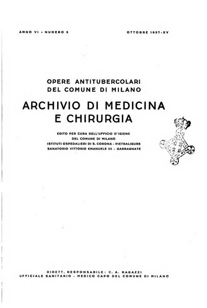 Archivio di medicina e chirurgia