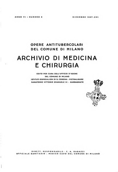 Archivio di medicina e chirurgia