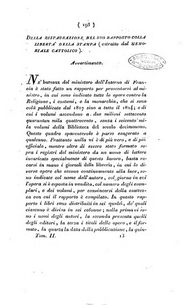 Giornale ecclesiastico di Roma