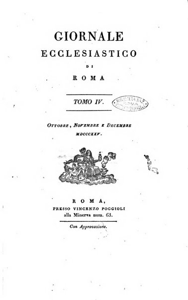 Giornale ecclesiastico di Roma