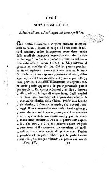 Giornale ecclesiastico di Roma