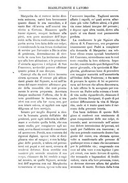 Riabilitazione e lavoro bollettino dell'Ospizio S. Margherita in Roma