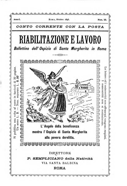 Riabilitazione e lavoro bollettino dell'Ospizio S. Margherita in Roma