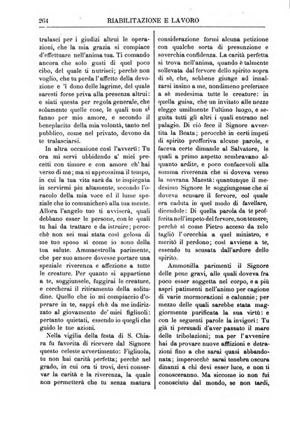 Riabilitazione e lavoro bollettino dell'Ospizio S. Margherita in Roma