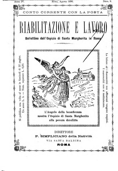 Riabilitazione e lavoro bollettino dell'Ospizio S. Margherita in Roma