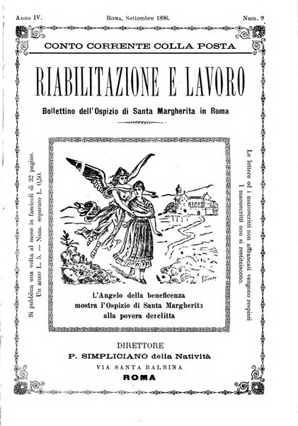 Riabilitazione e lavoro bollettino dell'Ospizio S. Margherita in Roma