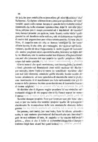 Il bollettino della Missione della Chiesa evangelica valdese