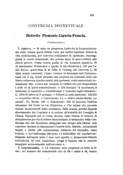 Il bollettino della Missione della Chiesa evangelica valdese