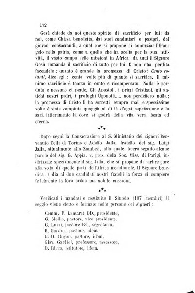 Il bollettino della Missione della Chiesa evangelica valdese