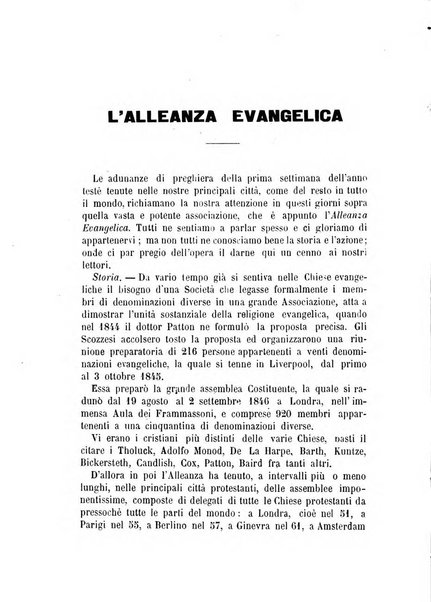 Il bollettino della Missione della Chiesa evangelica valdese