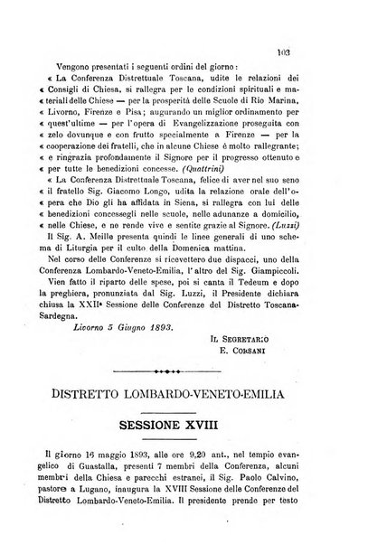 Il bollettino della Missione della Chiesa evangelica valdese