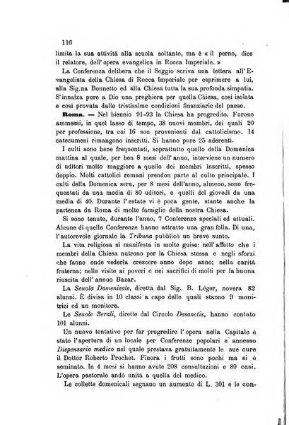 Il bollettino della Missione della Chiesa evangelica valdese