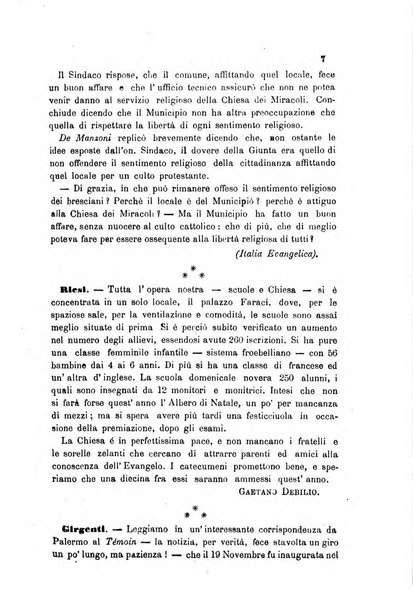 Il bollettino della Missione della Chiesa evangelica valdese