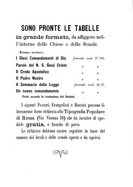 Il bollettino della Missione della Chiesa evangelica valdese