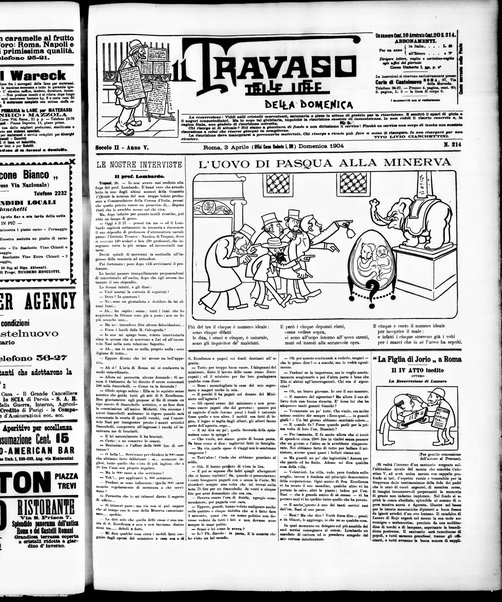 Il travaso delle idee della domenica