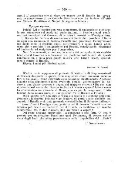 Italia e Brasile rivista popolare dedicata specialmente agl'interessi del lavoro e dell'immigrazione rurale