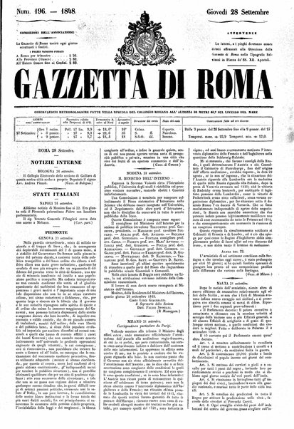 Gazzetta di Roma