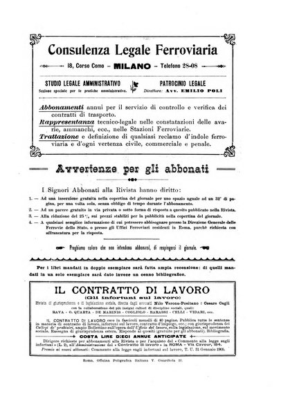 Le ferrovie italiane rivista quindicinale di dottrina, giurisprudenza, legislazione ed amministrazione ferroviaria