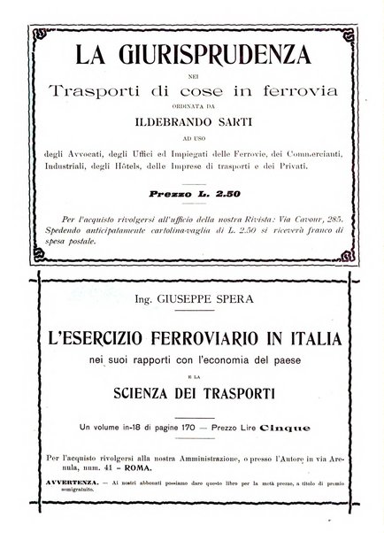 Le ferrovie italiane rivista quindicinale di dottrina, giurisprudenza, legislazione ed amministrazione ferroviaria