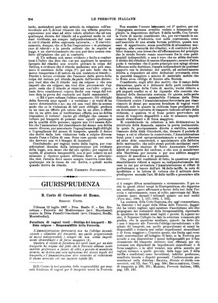 Le ferrovie italiane rivista quindicinale di dottrina, giurisprudenza, legislazione ed amministrazione ferroviaria