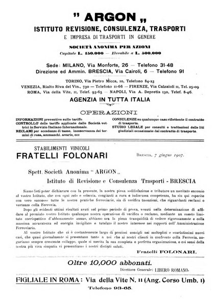 Le ferrovie italiane rivista quindicinale di dottrina, giurisprudenza, legislazione ed amministrazione ferroviaria