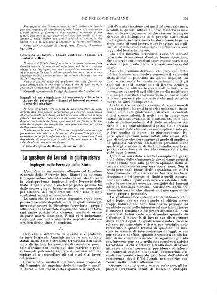 Le ferrovie italiane rivista quindicinale di dottrina, giurisprudenza, legislazione ed amministrazione ferroviaria