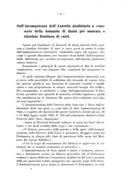 Le ferrovie italiane rivista quindicinale di dottrina, giurisprudenza, legislazione ed amministrazione ferroviaria